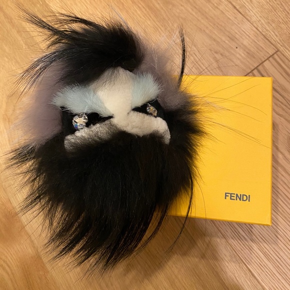 fendi monster keychain